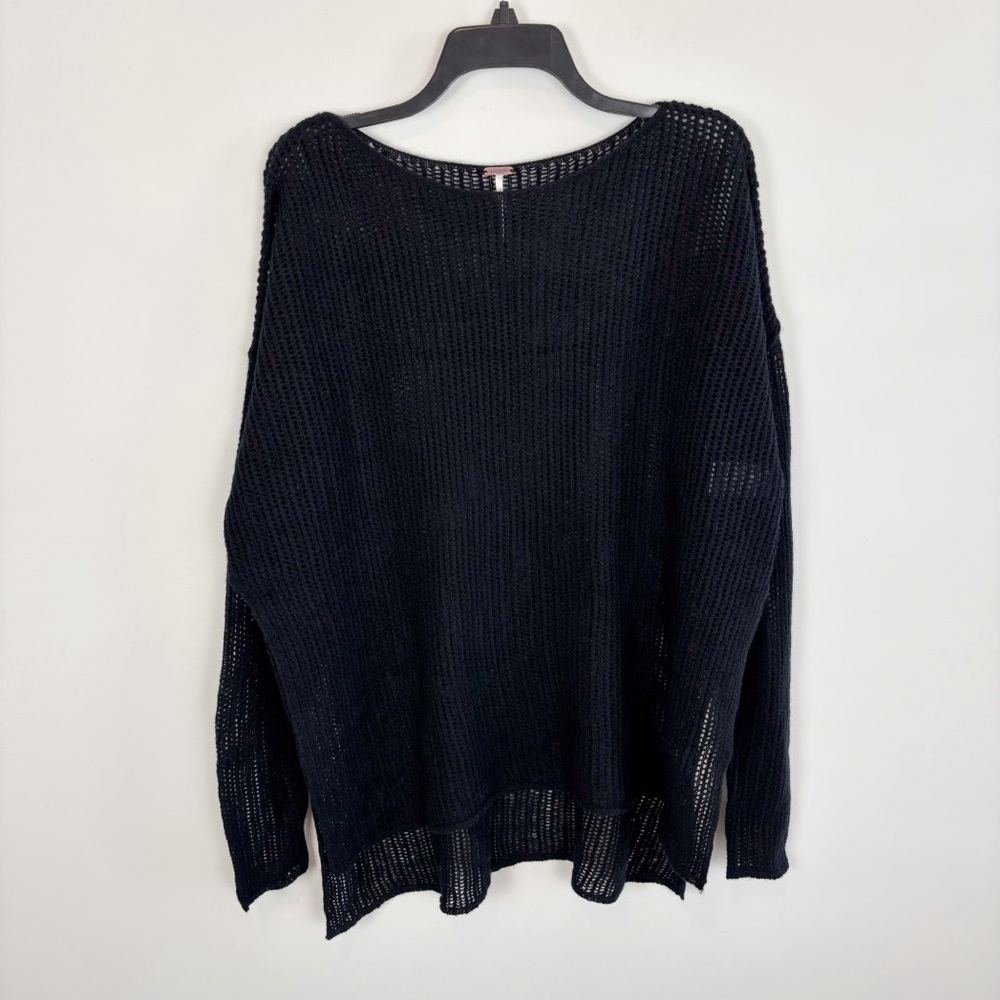 Free People Wednesday Cashmere Sweater in Black Size S - Picture 3 of 11